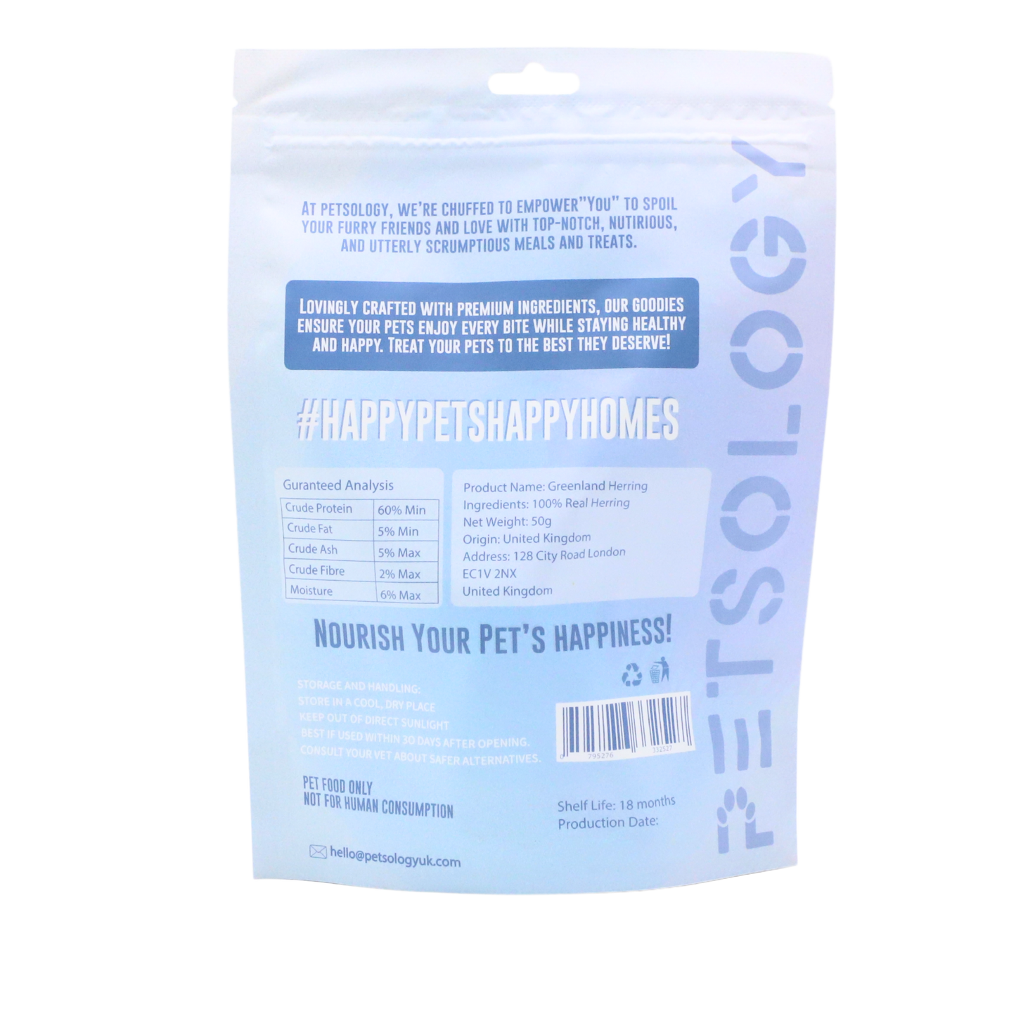 Petsology - Freeze Dried Greenland Herring 50g